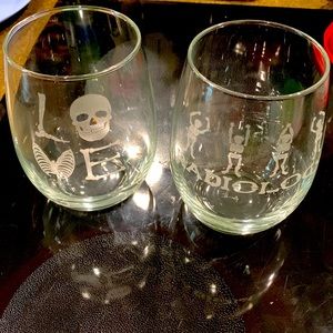 Radiology Stemless Wine Glasses